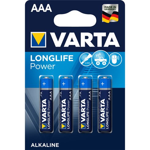 Longlife Power Varta AAA ceruza elem 1,5 V (4 db) - Leddy.hu