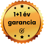 A gyártói 1 év garancia mellé a LEDDY.hu további 1 évet biztosít, összesen 2 év garanciával!