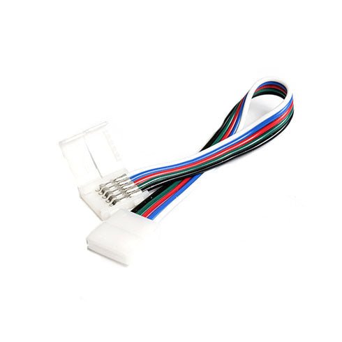 RGBW 12 mm LED szalag forrasztás mentes toldó kábel - Leddy.hu