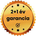 A gyártói 2 év garancia mellé a LEDDY.hu további 1 évet biztosít, összesen 3 év garanciával!