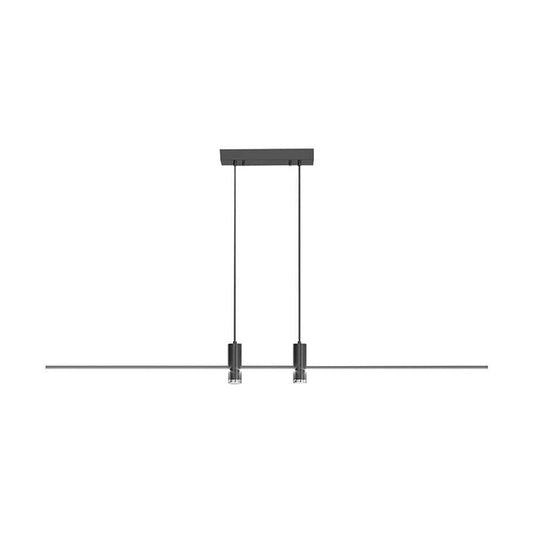 DESIGN LED csillár, 19W, fekete, 4000 K - Leddy.hu