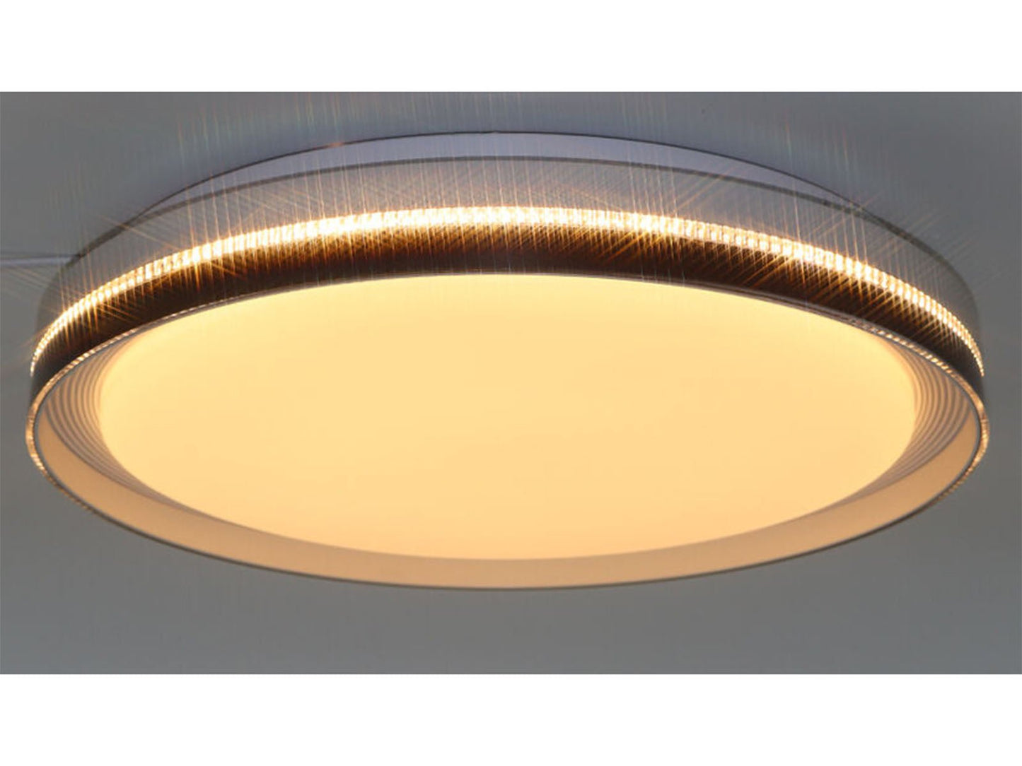 EXTRA fényes LED mennyezeti lámpa, 96W/9120lm, színhőmérséklet + fényerő szabályzás, fekete - fehér - Leddy.hu