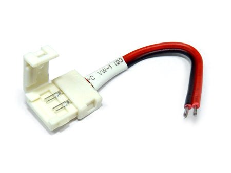 10 mm LED szalag forrasztás mentes betáp kábel - Leddy.hu