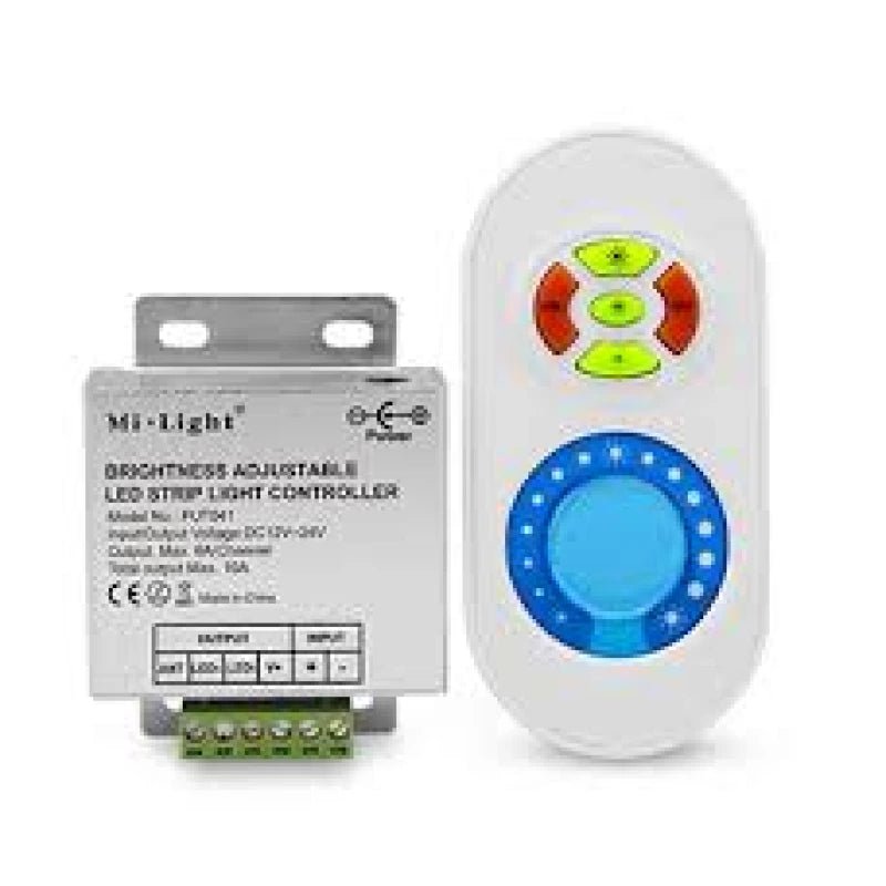 Mi - Light Egyszínű LED szalag vezérlés szett (távirányító+vezérlés) 12 - 24V - Leddy.hu