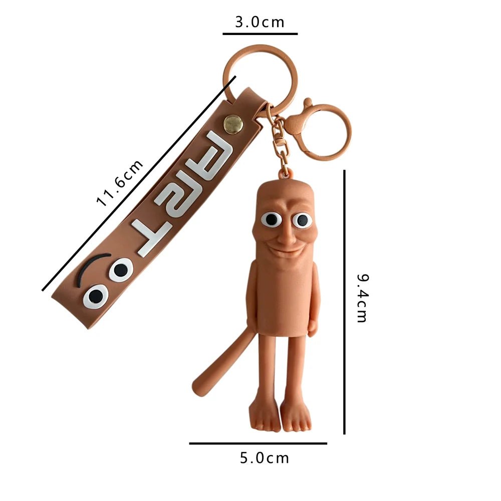 3D Brainrot figura, kulcsra / táskára akasztható, több fajta - Leddy.hu