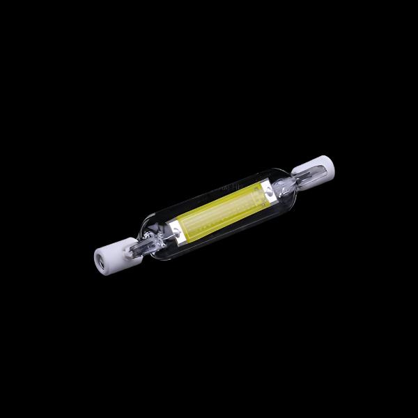 COB R7S LED, üvegbúrás, 78 mm, 6W, 4500 K - Leddy.hu