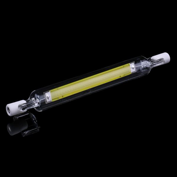COB R7S LED, üvegbúrás, 118 mm, 10W, 4500 K - Leddy.hu