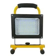 30W - os LED munkalámpa akkumlátorral, hordozható, USB porttal, 2400lm - Leddy.hu