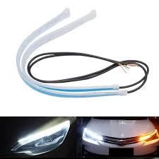 Flexibilis Autó LED menetfény, index funkcióval, párban, 45 cm - Leddy.hu