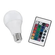 E27 RGB (színváltós) LED égő, távirányítóval - Leddy.hu