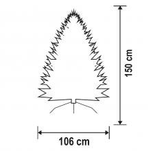 Műfenyő, 150 cm magasság, 106 cm átmérő - Leddy.hu