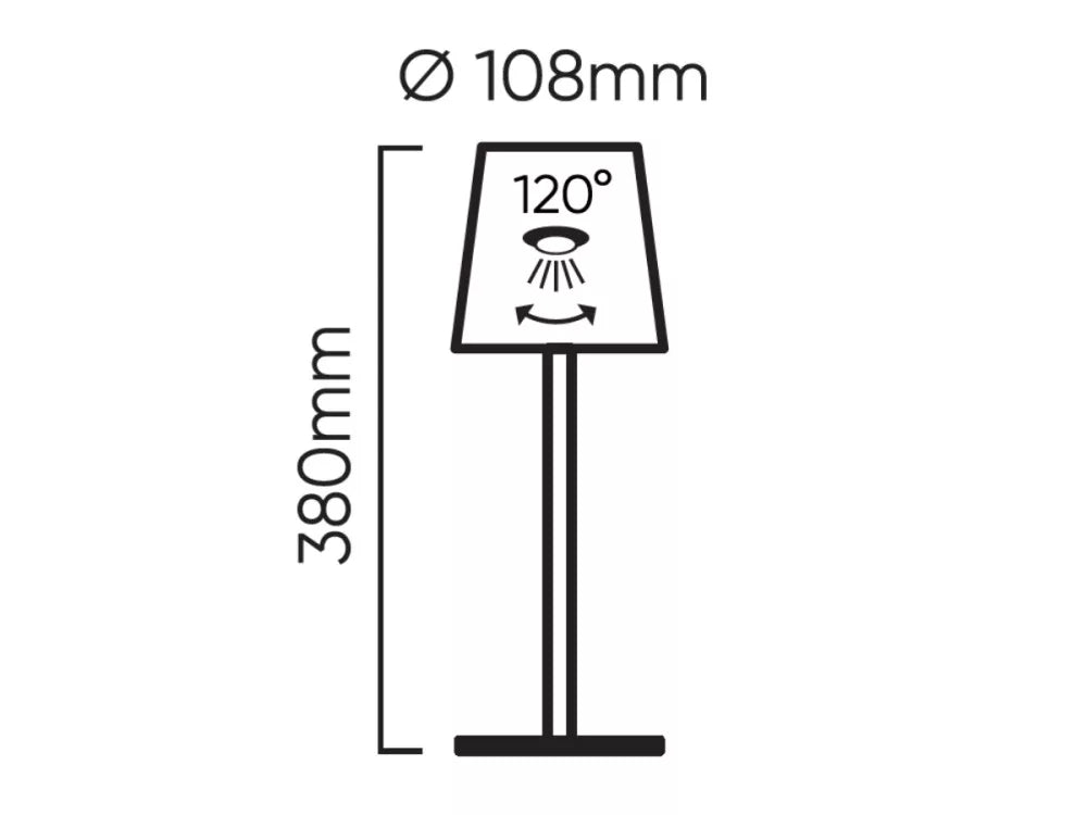 Asztali LED lámpa, különböző színbe, változtatható fényű (meleg, közép és hideg fehér), szabályozható, 3,5W 400lm - Leddy.hu