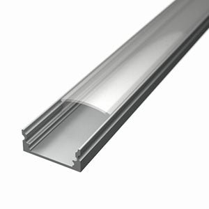 U alakú LED profil + víztiszta fedő - Leddy.hu