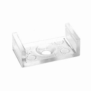 Dupla széles U alakú LED profil rögzítő klipsz - Leddy.hu