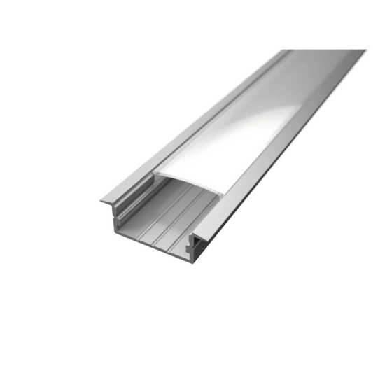 Dupla széles Süllyeszthetõ LED profil + opál fedõ - Leddy.hu