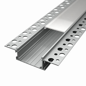 Gipszkartonba süllyeszthető LED profil + opál fedő GK2 - Leddy.hu