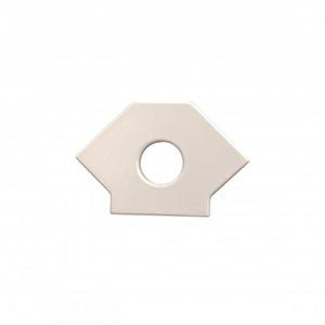 Pozitív sarkos gipszkartonba süllyeszthető LED profil lyukas végzáró - Leddy.hu