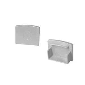 Hidegburkolathoz való 2 szárnyas LED profil teli végzáró - Leddy.hu