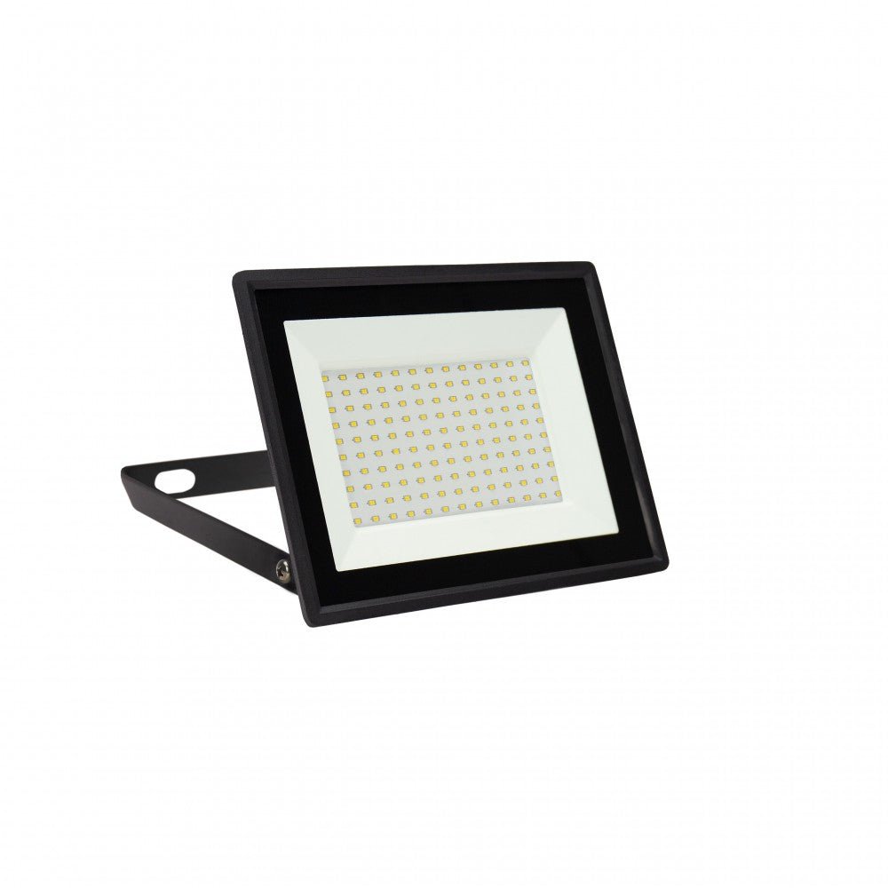 100W Klasszikus LED reflektor fekete színű 6000K 9400lm IP65 - Leddy.hu