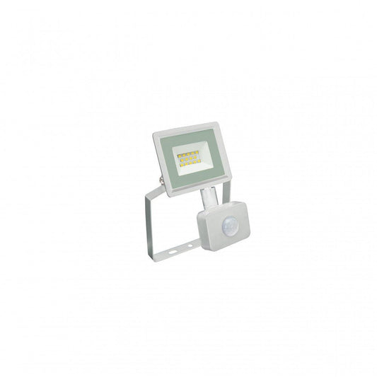 Mozgásérzékelős LED reflektor, fehér színű, 10 W, 6000 K - Leddy.hu