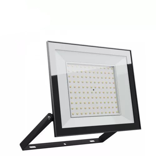 100W Klasszikus LED reflektor fekete színű 4000K 8700lm IP65 - Leddy.hu