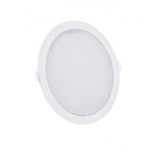 2 in 1 Felületre szerelhető + süllyeszthető LED panel, kör alakú, 18 W, 3000 K - Leddy.hu