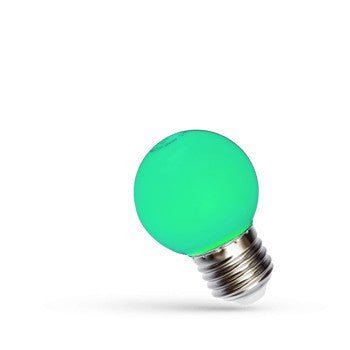 E27 LED égő 1W ZÖLD színű - Leddy.hu