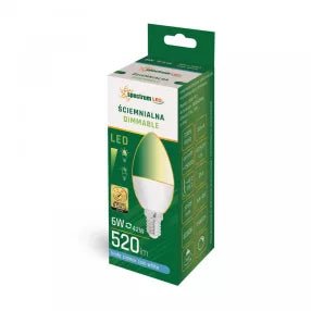 E14 6W 6000K DIMMELHETŐ LED gyertya égő - Leddy.hu
