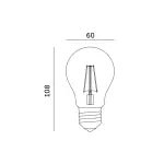 LED növénynevelő E27 izzó PLANTY FGS 8W E27 (1200K) - Leddy.hu