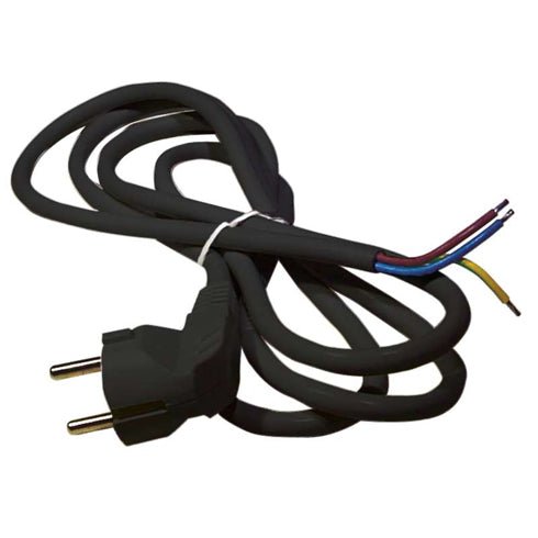 Dugvillás kábel, 3x1,5 mm2, fekete (2m) - Leddy.hu