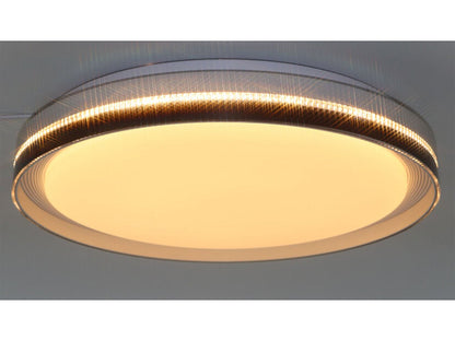 EXTRA fényes LED mennyezeti lámpa, 96W/9120lm, színhőmérséklet + fényerő szabályzás, fekete - fehér - Leddy.hu