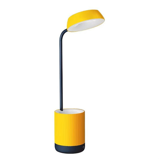 Asztali LED lámpa, toltartóval, akkumulátoros, USB - vel tölthető, változtatható színhőmérséklet, több színbe - Leddy.hu