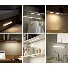 60 cm bútormegvilágító LED, öntapadós, mozgásérzékelővel, tölthető - Leddy.hu