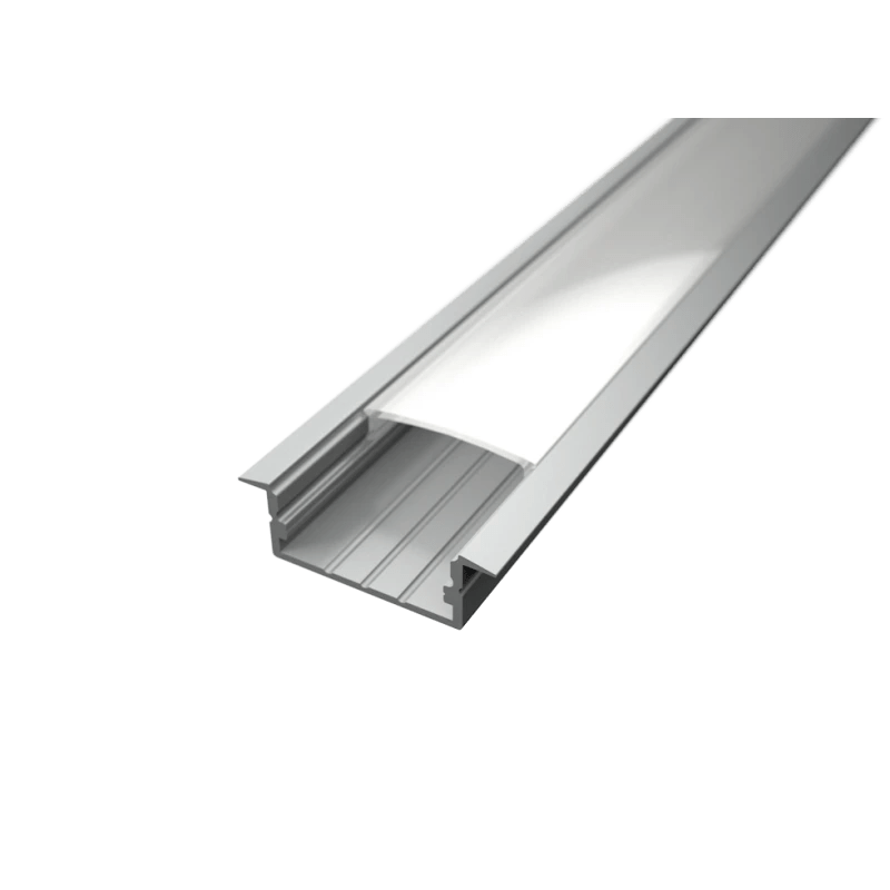 Dupla széles Süllyeszthetõ LED profil + opál fedõ - Leddy.hu