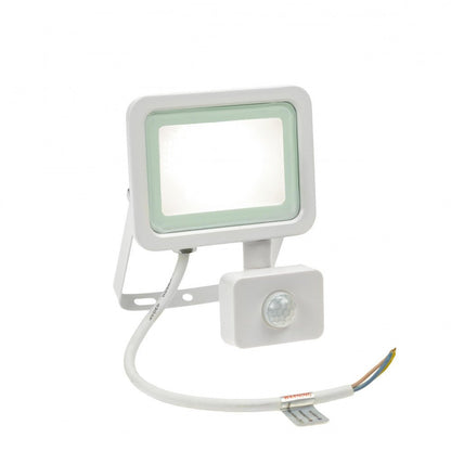 Mozgásérzékelős LED reflektor, fehér színű, 20 W, 4000 K - Leddy.hu