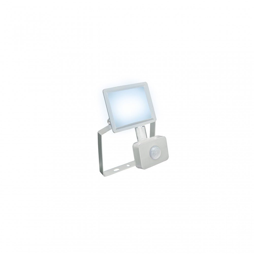 Mozgásérzékelős LED reflektor, fehér színű, 10 W, 6000 K - Leddy.hu