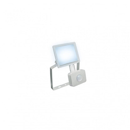 Mozgásérzékelős LED reflektor, fehér színű, 10 W, 6000 K - Leddy.hu