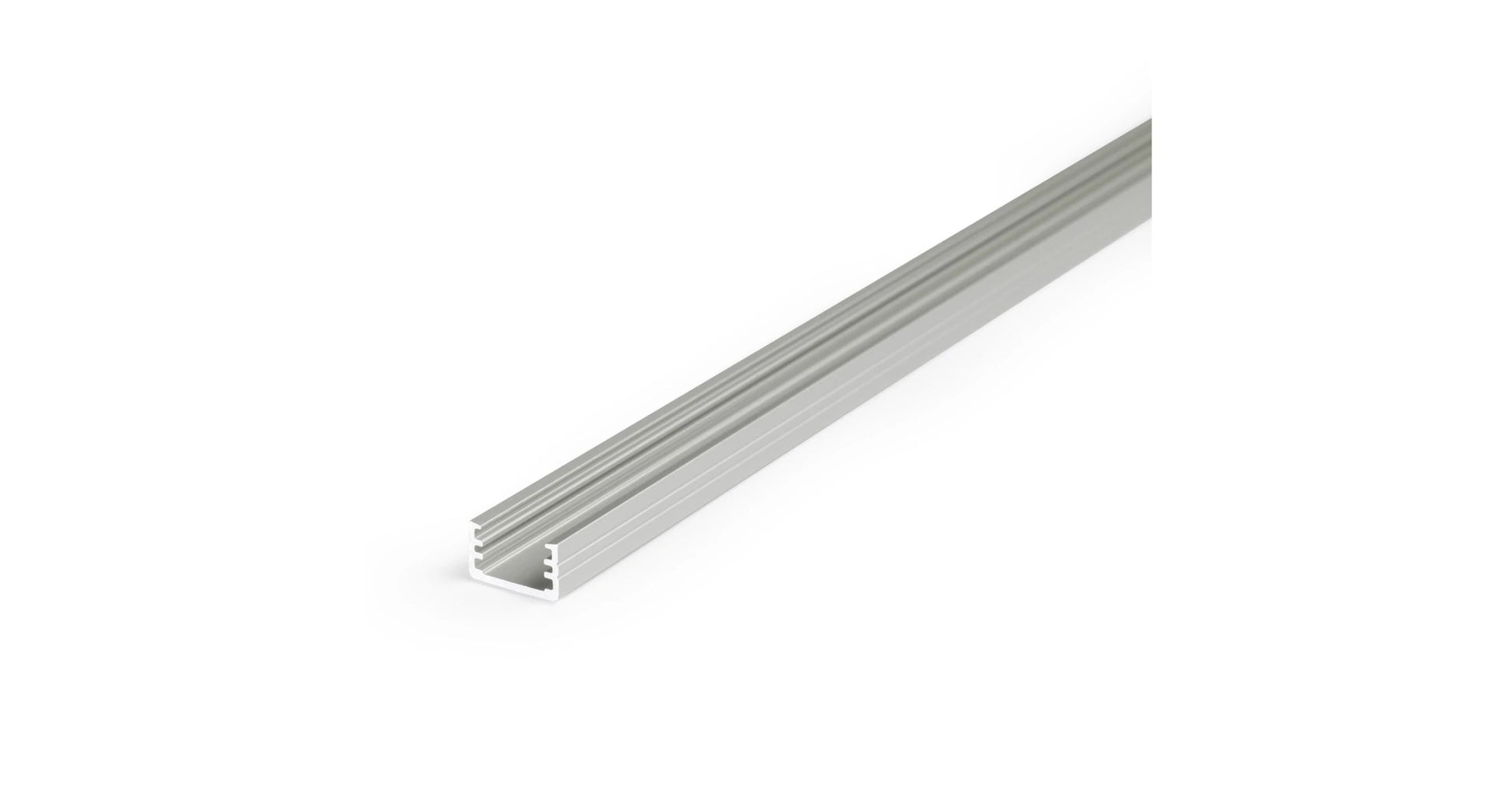 SLIM8 felületre szerelhető keskeny eloxált aluminium LED profil 2 méteres - Leddy.hu