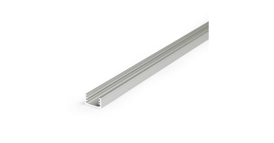 SLIM8 felületre szerelhető keskeny eloxált aluminium LED profil 2 méteres - Leddy.hu