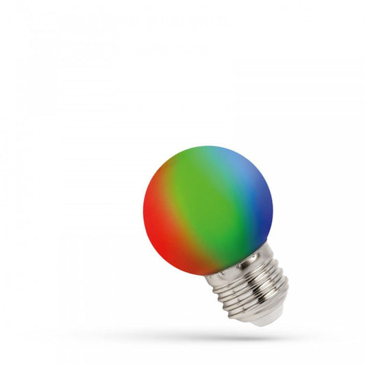 E27 LED égő 1W RGB - Leddy.hu